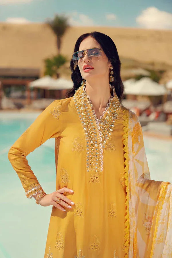 Noor by Saadia Asad | Eid Laserkari Lawn 24 | D9 - Rang-e-Khaas
