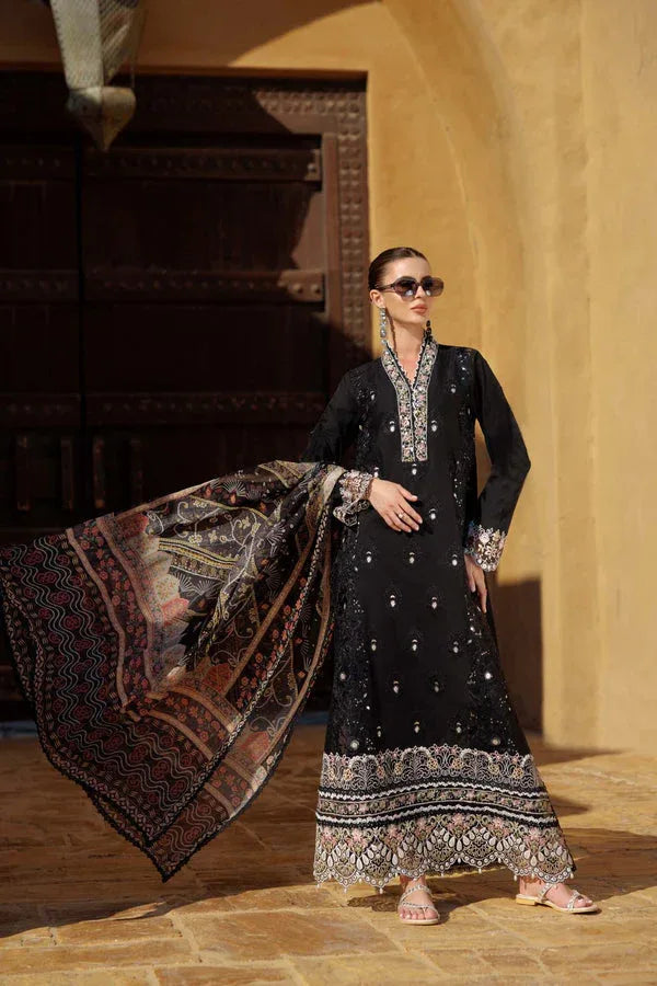 Noor by Saadia Asad | Eid Laserkari Lawn 24 | D6 - Rang-e-Khaas