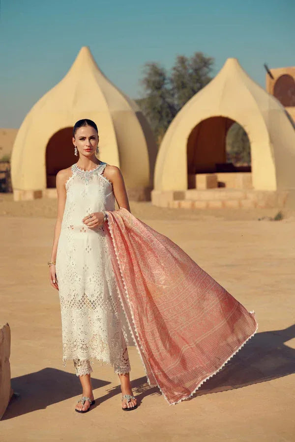 Noor by Saadia Asad | Eid Laserkari Lawn 24 | D7 - Rang-e-Khaas