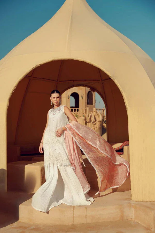 Noor by Saadia Asad | Eid Laserkari Lawn 24 | D7 - Rang-e-Khaas