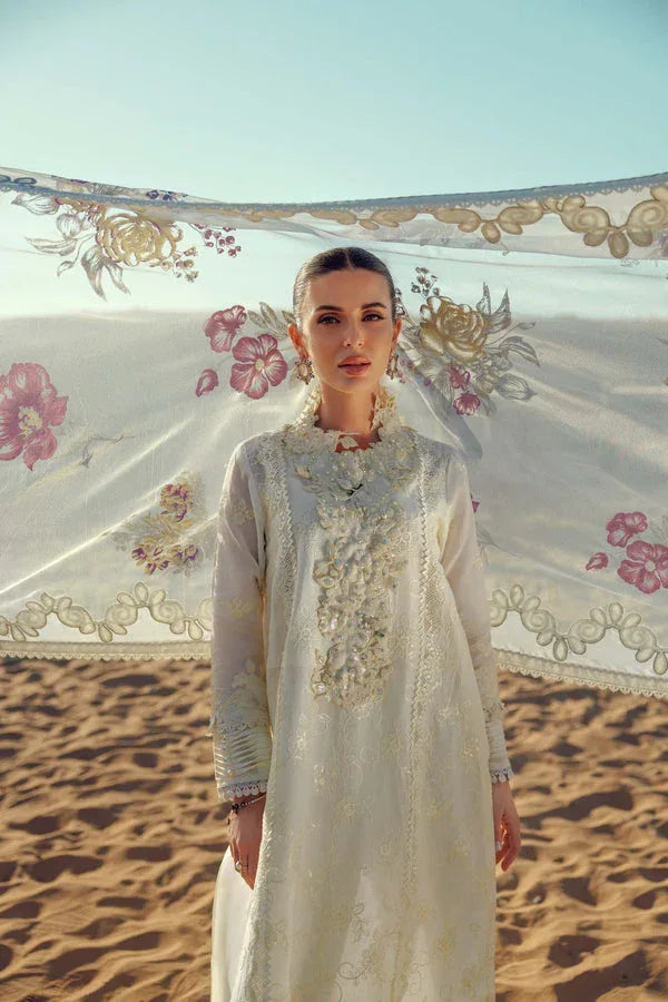 Noor by Saadia Asad | Eid Laserkari Lawn 24 | D2 - Rang-e-Khaas