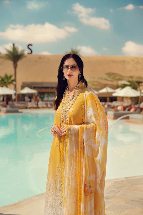 Noor by Saadia Asad | Eid Laserkari Lawn 24 | D9 - Rang-e-Khaas