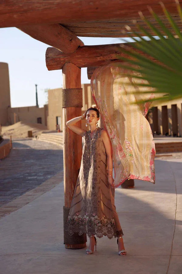 Noor by Saadia Asad | Eid Laserkari Lawn 24 | D8 - Rang-e-Khaas