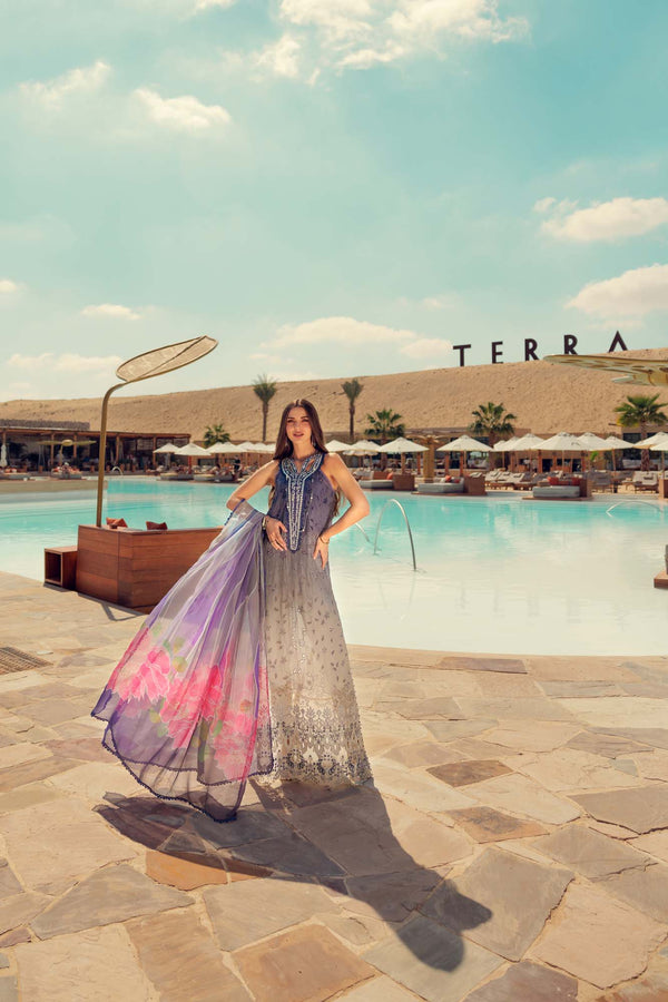 Noor by Saadia Asad | Eid Laserkari Lawn 24 | D3
