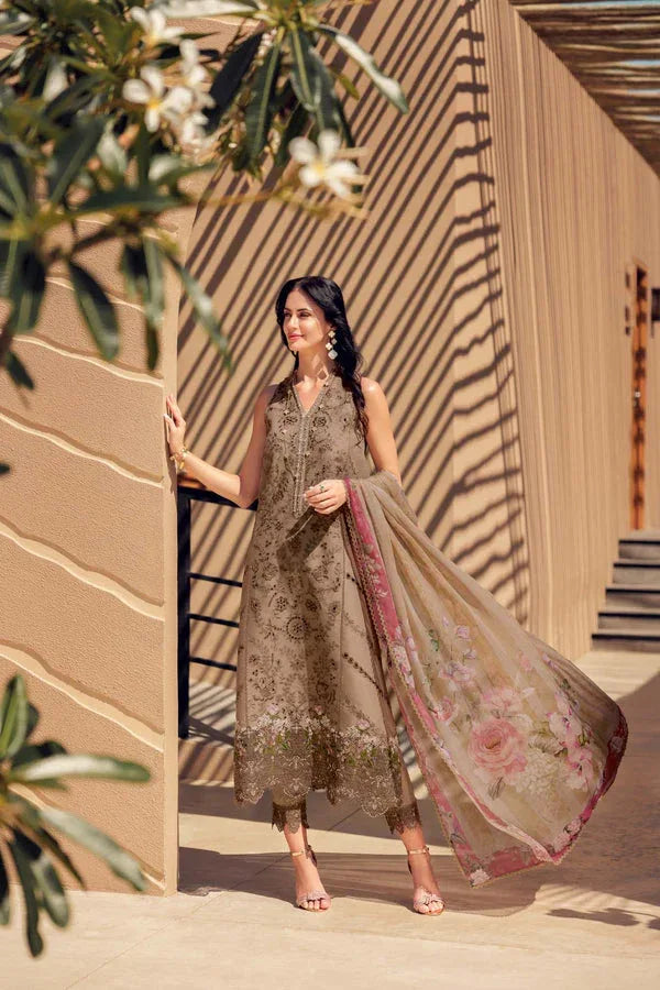 Noor by Saadia Asad | Eid Laserkari Lawn 24 | D8 - Rang-e-Khaas