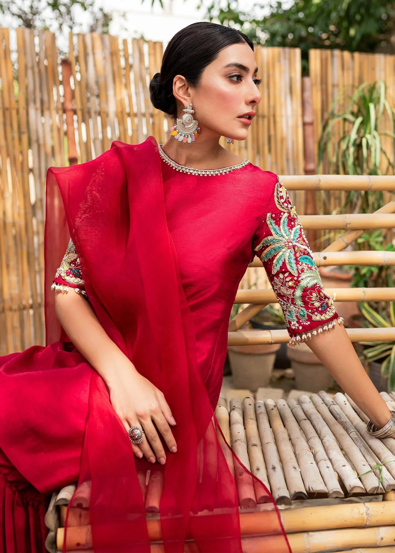 Sadaf Fawad Khan | Zinnia Festive Formals | Esme - Rang-e-Khaas