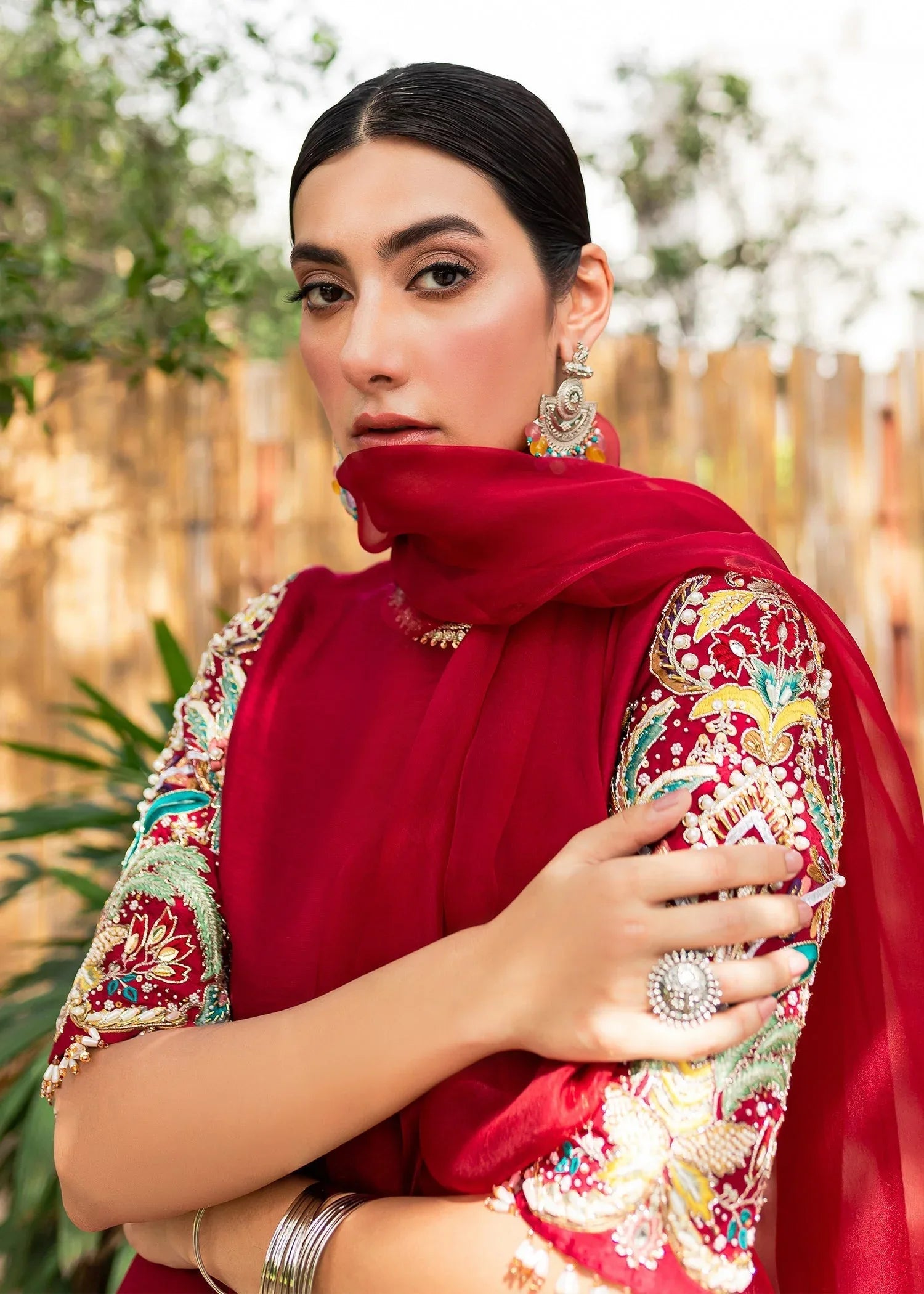 Sadaf Fawad Khan | Zinnia Festive Formals | Esme - Rang-e-Khaas
