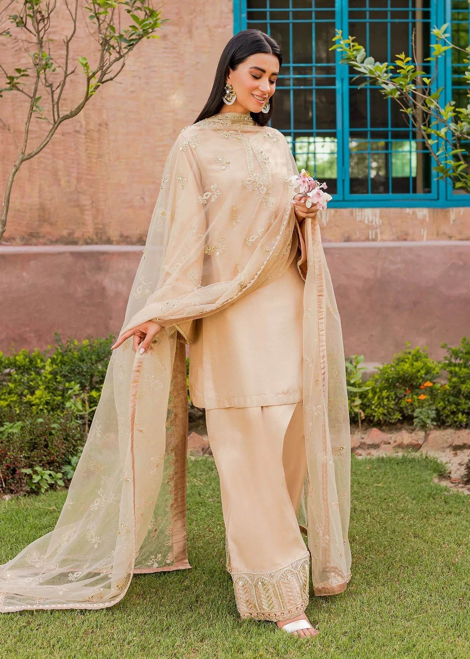 Sadaf Fawad Khan | Zinnia Festive Formals | Freya - Rang-e-Khaas