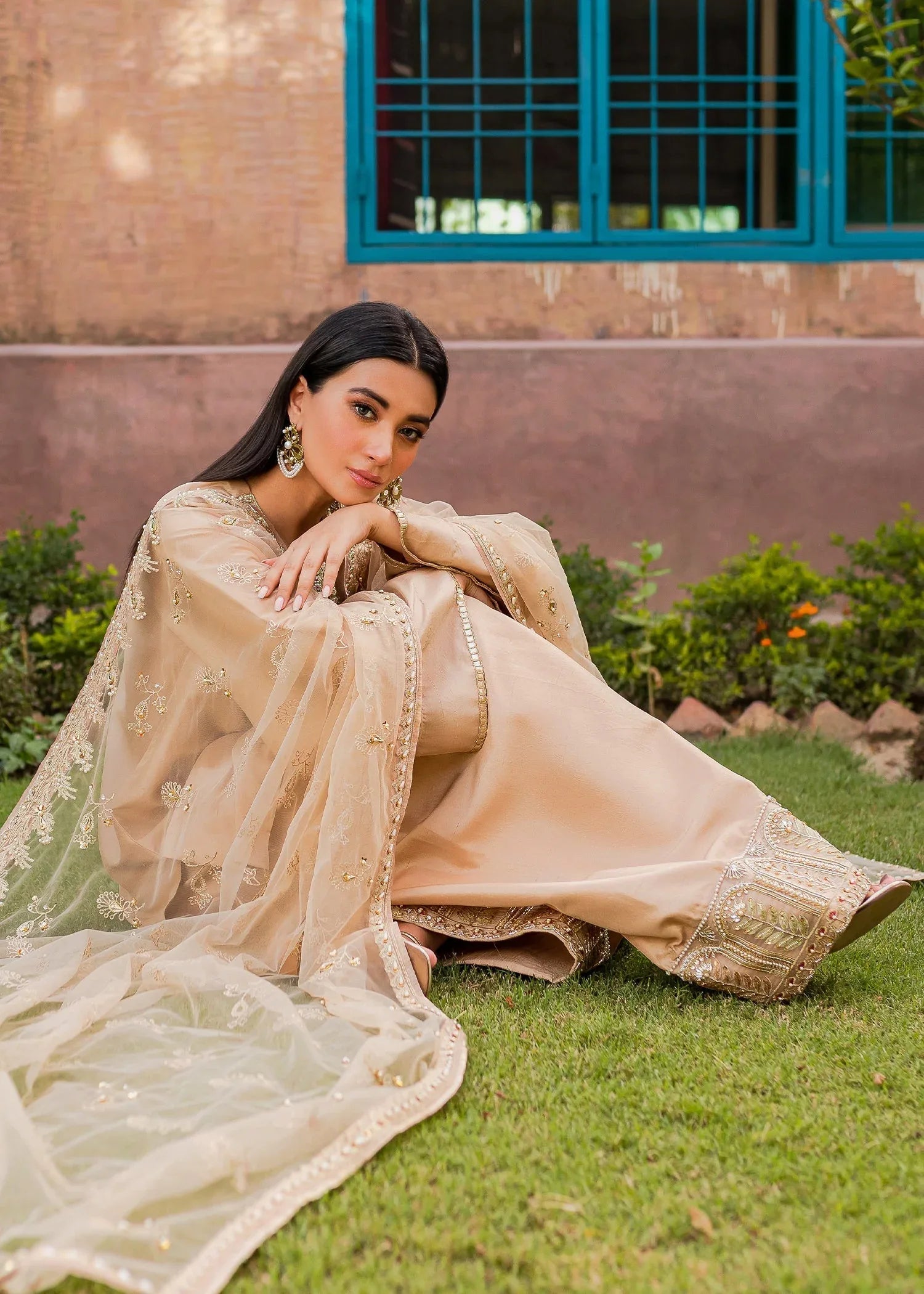 Sadaf Fawad Khan | Zinnia Festive Formals | Freya - Rang-e-Khaas