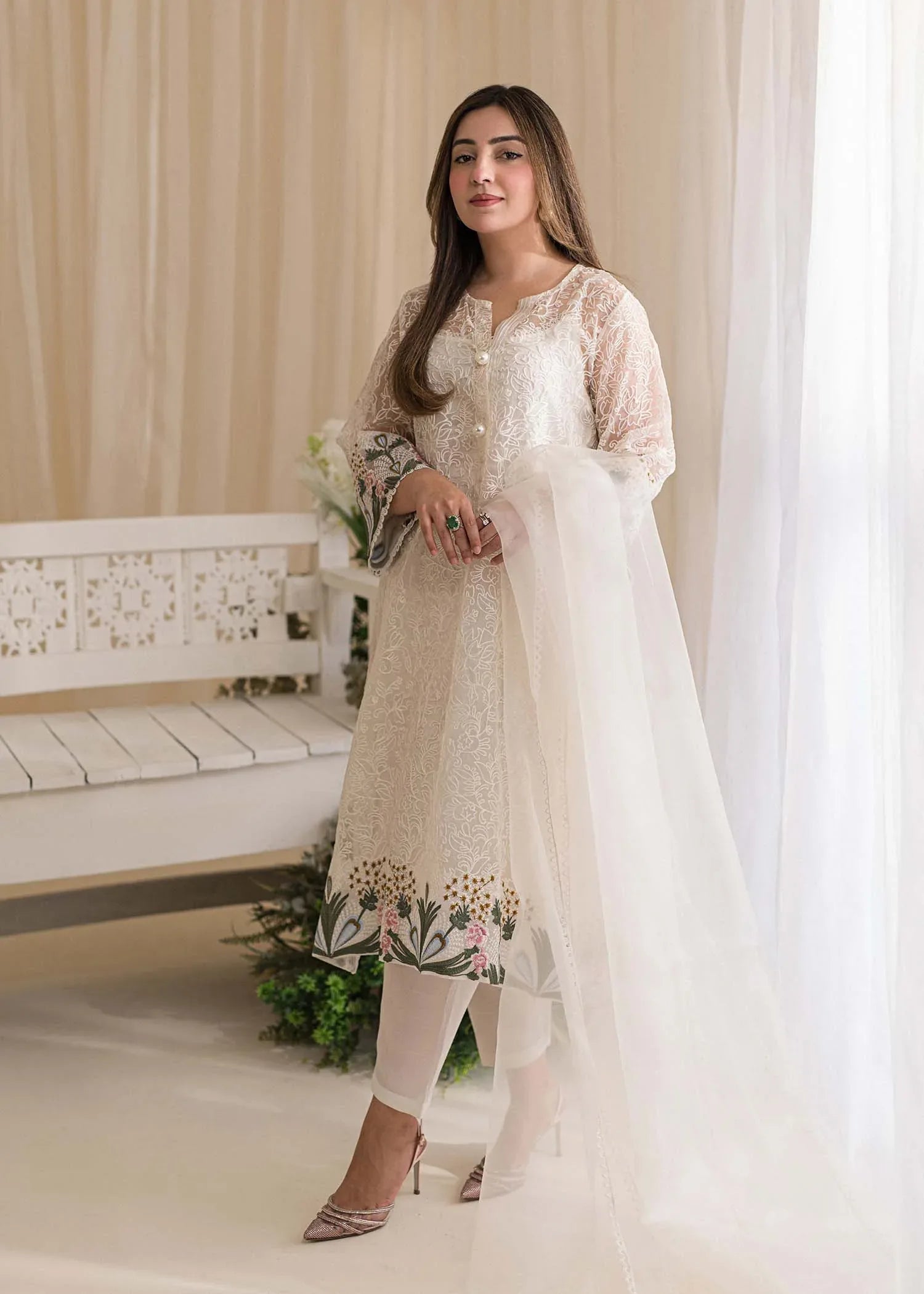Sadaf Fawad Khan | Lyla Festive Pret | Plumeria - Rang-e-Khaas