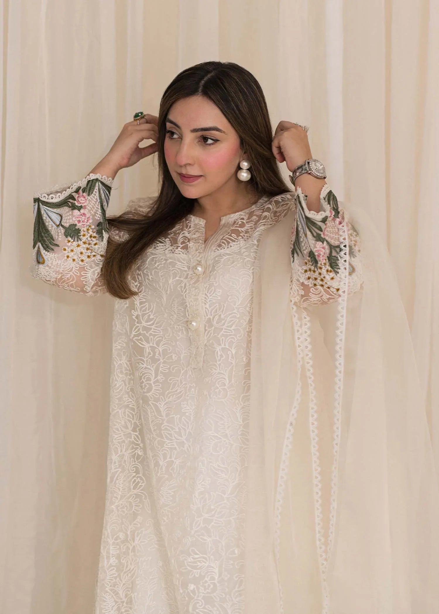 Sadaf Fawad Khan | Lyla Festive Pret | Plumeria - Rang-e-Khaas