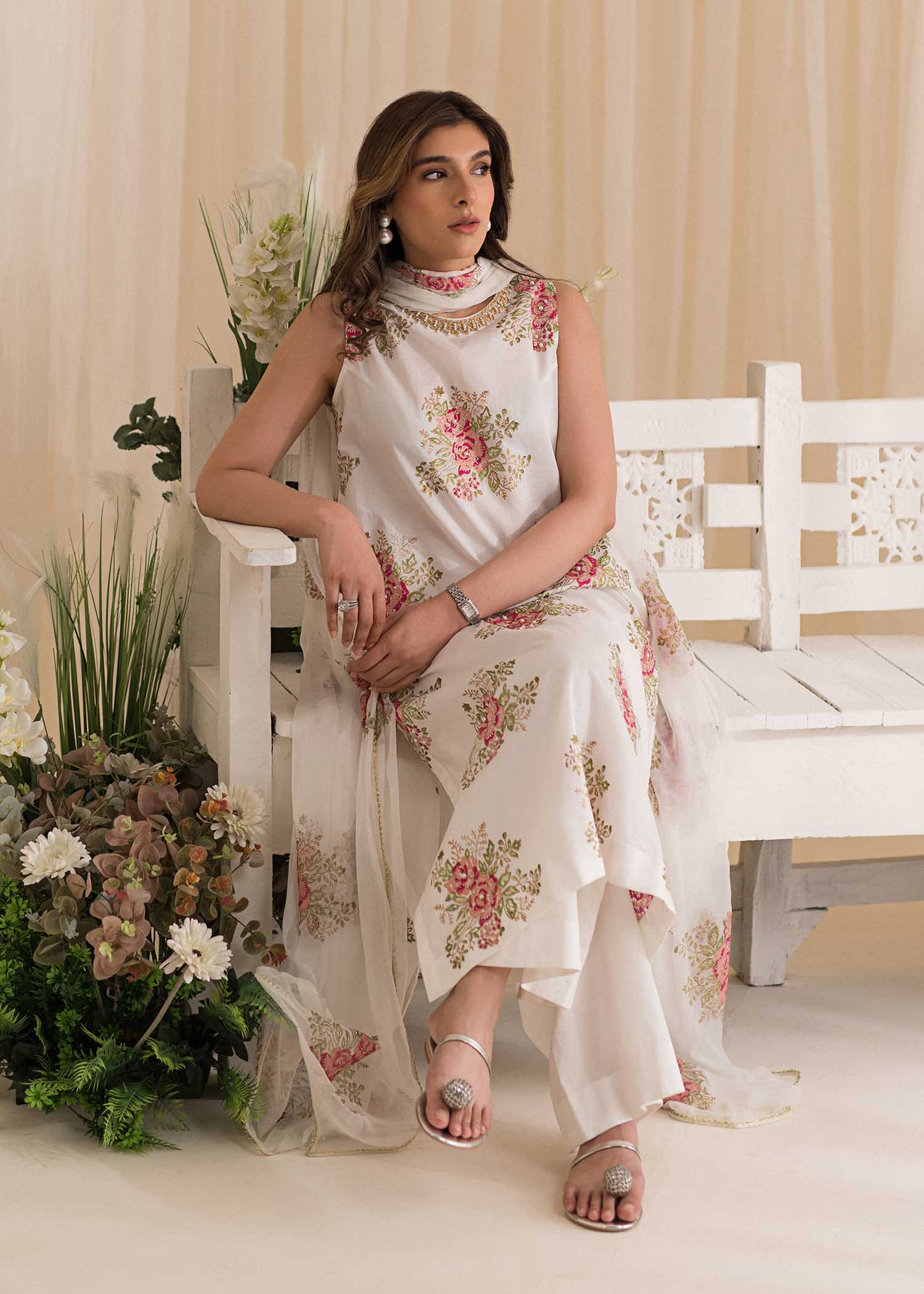 Sadaf Fawad Khan | Lyla Festive Pret | Tea Rose - Rang-e-Khaas