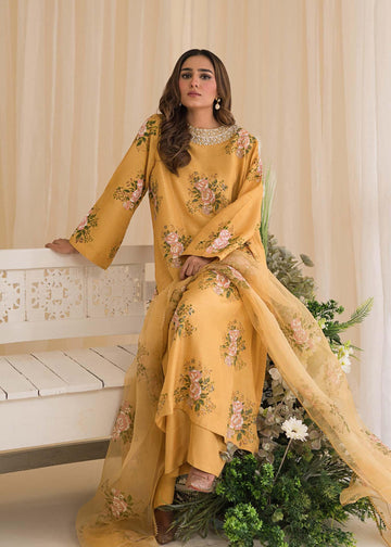 Sadaf Fawad Khan | Lyla Festive Pret | Lemon Zest - Rang-e-Khaas