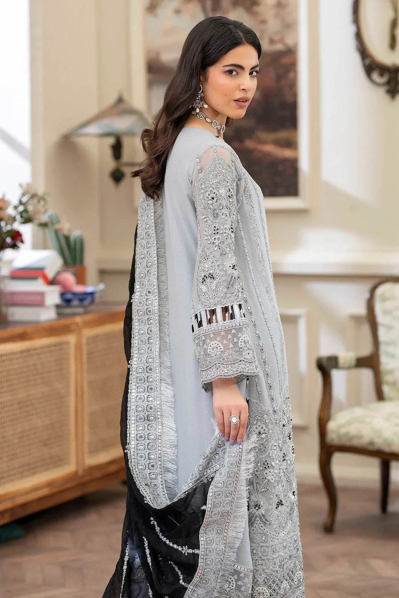 Adans Libas | Saleeqa Chiffon 25 | SALEEQA 7517 - Rang-e-Khaas