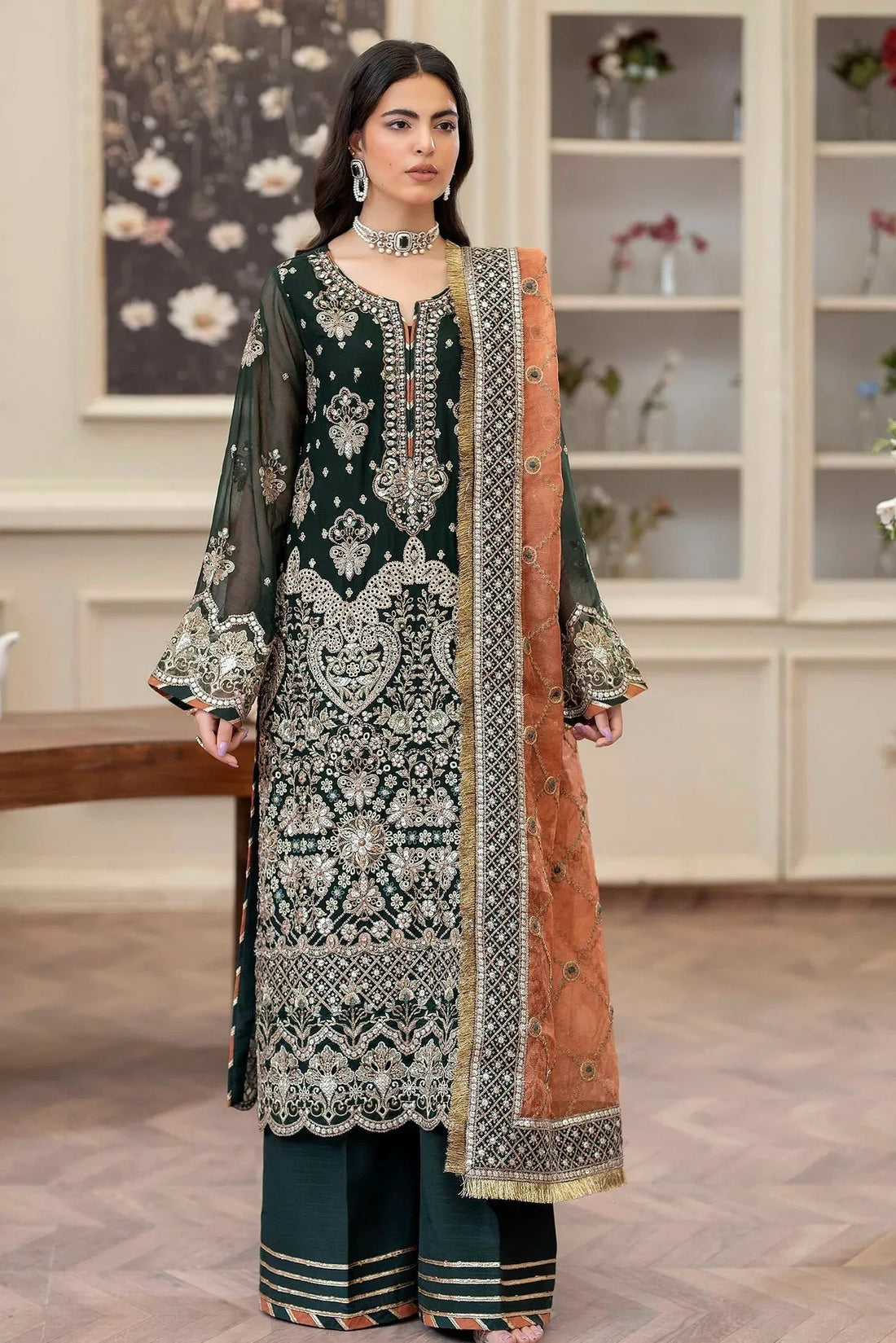 Adans Libas | Saleeqa Chiffon 25 | SALEEQA 7512 - Rang-e-Khaas