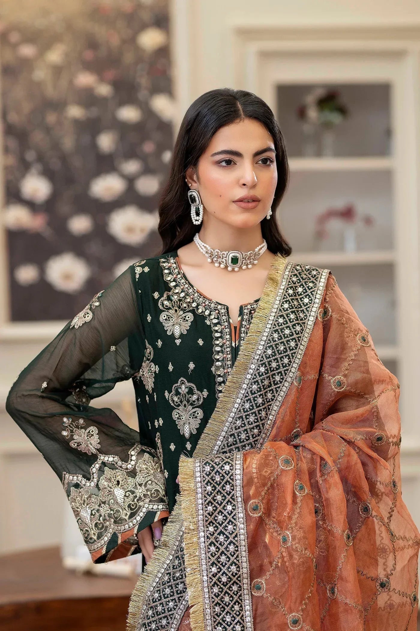 Adans Libas | Saleeqa Chiffon 25 | SALEEQA 7512 - Rang-e-Khaas