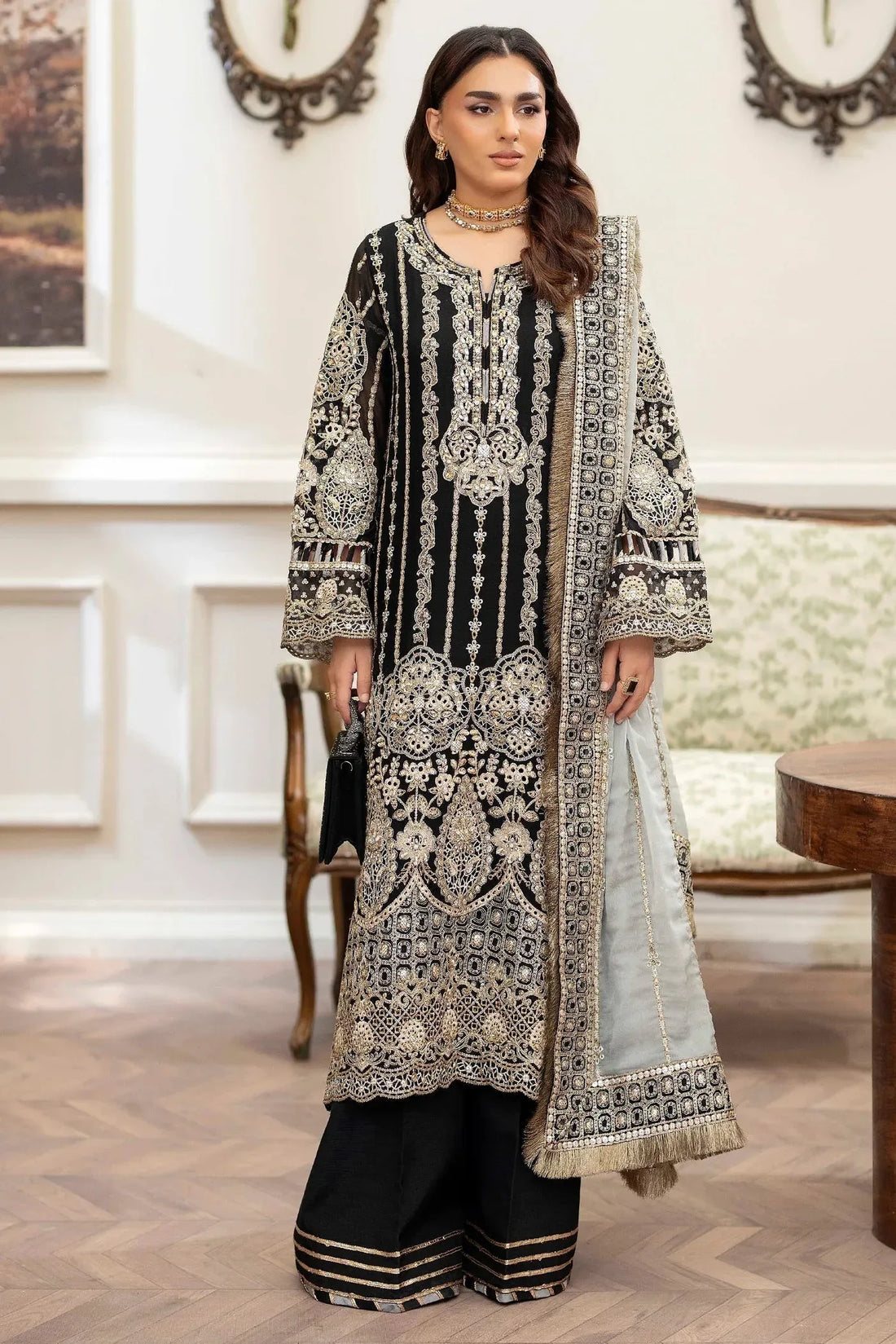 Adans Libas | Saleeqa Chiffon 25 | SALEEQA 7514 - Rang-e-Khaas