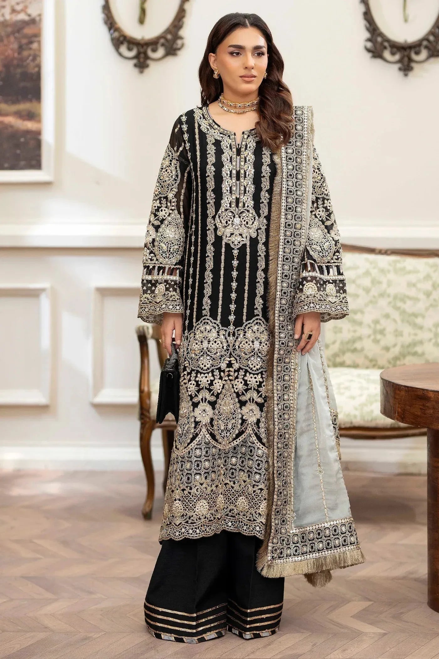 Adans Libas | Saleeqa Chiffon 25 | SALEEQA 7514 - Rang-e-Khaas