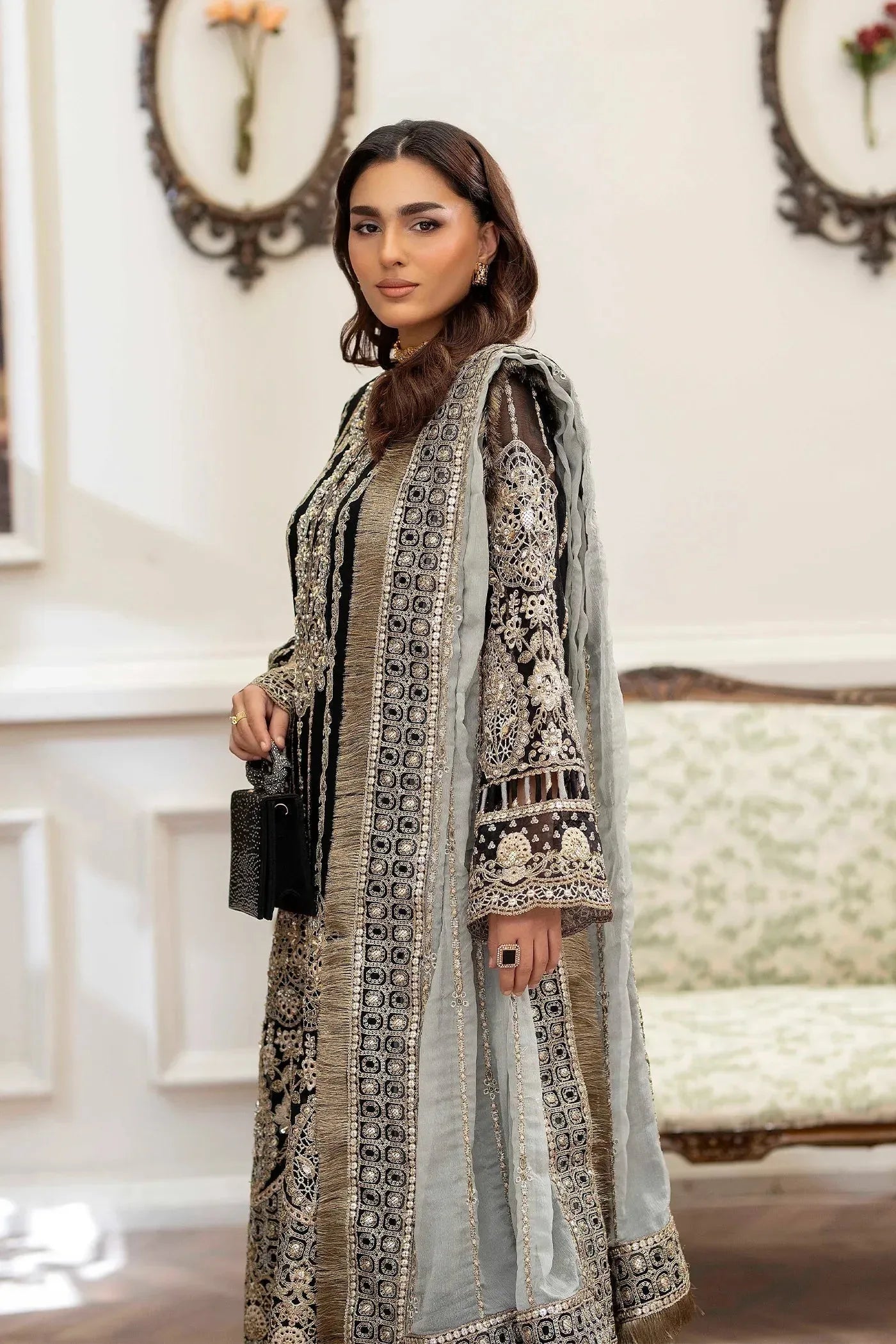 Adans Libas | Saleeqa Chiffon 25 | SALEEQA 7514 - Rang-e-Khaas
