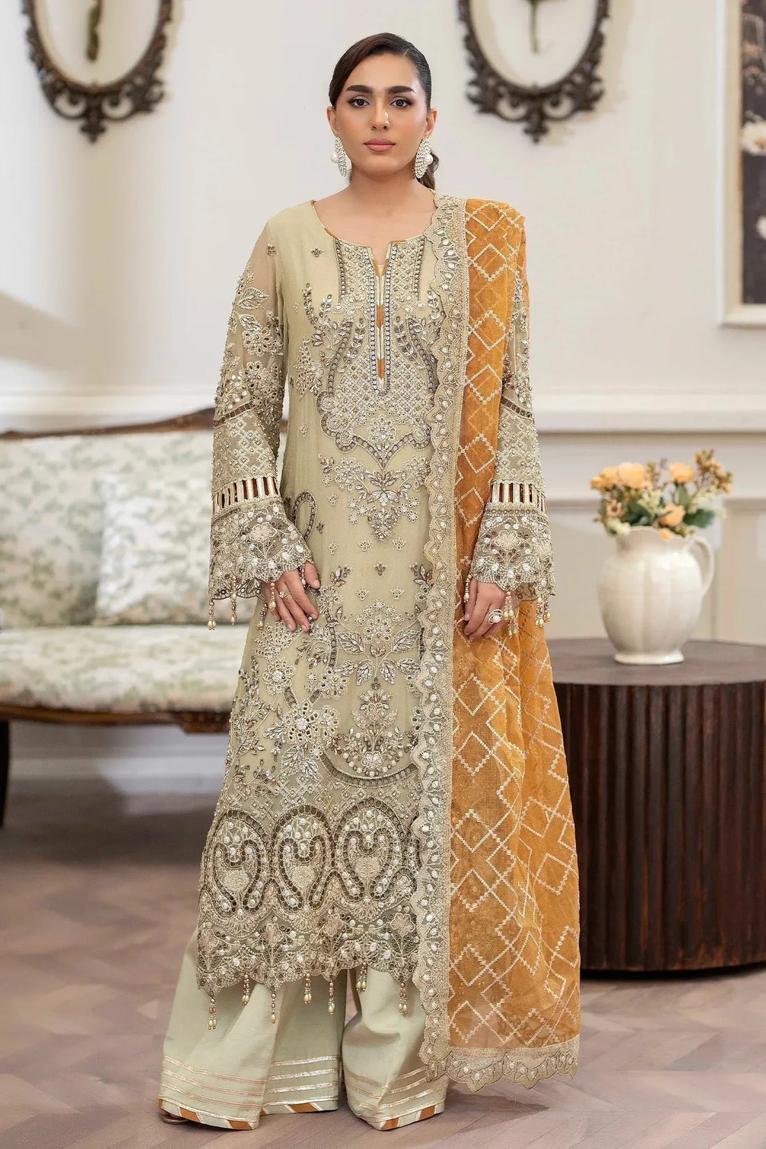 Adans Libas | Saleeqa Chiffon 25 | SALEEQA 7518 - Rang-e-Khaas