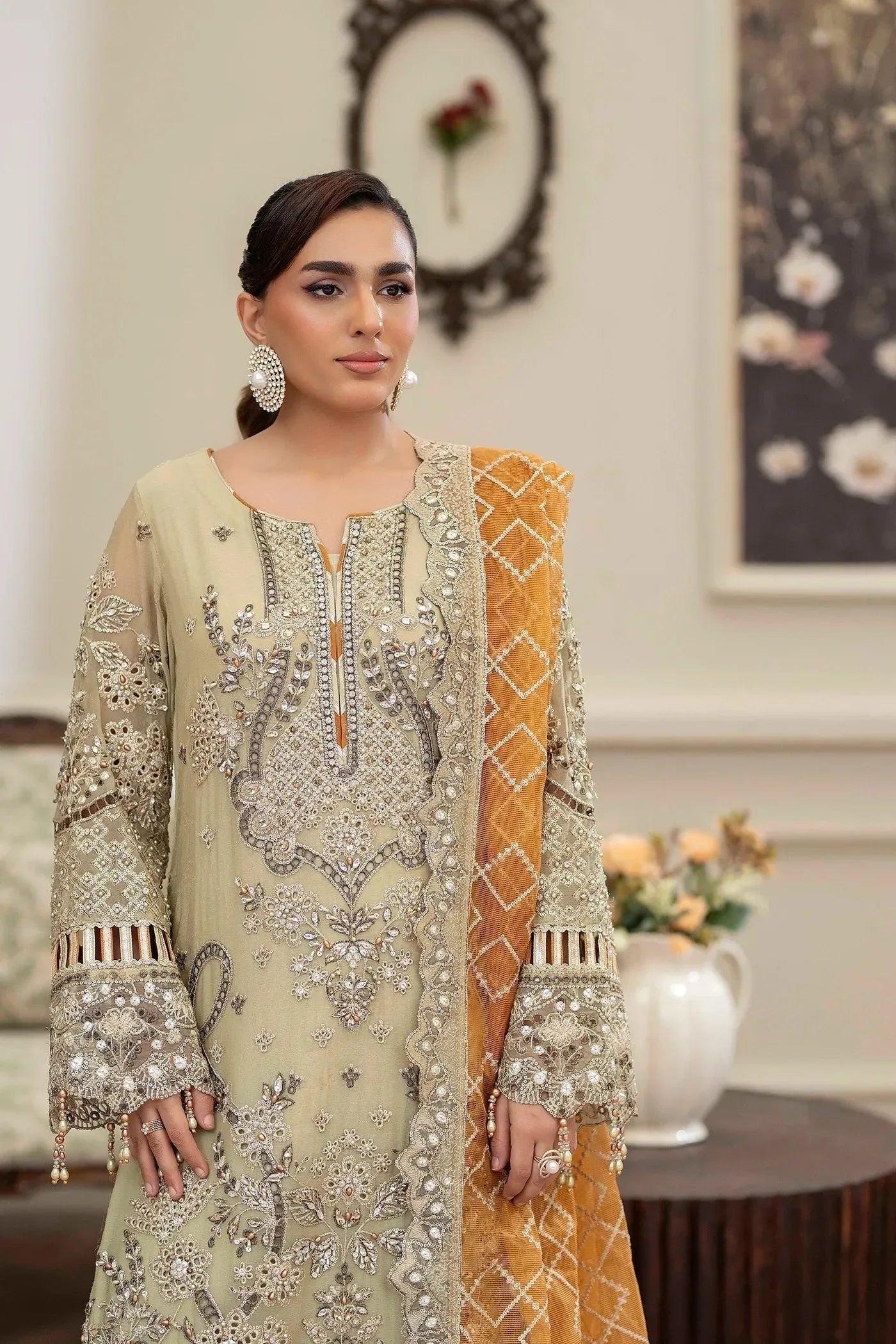 Adans Libas | Saleeqa Chiffon 25 | SALEEQA 7518 - Rang-e-Khaas