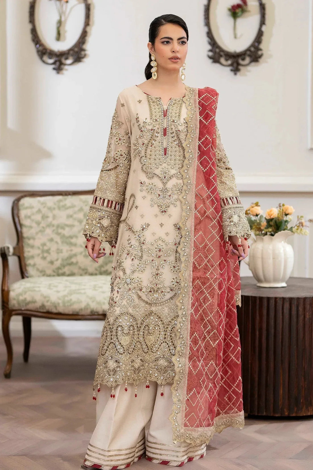Adans Libas | Saleeqa Chiffon 25 | SALEEQA 7511 - Rang-e-Khaas