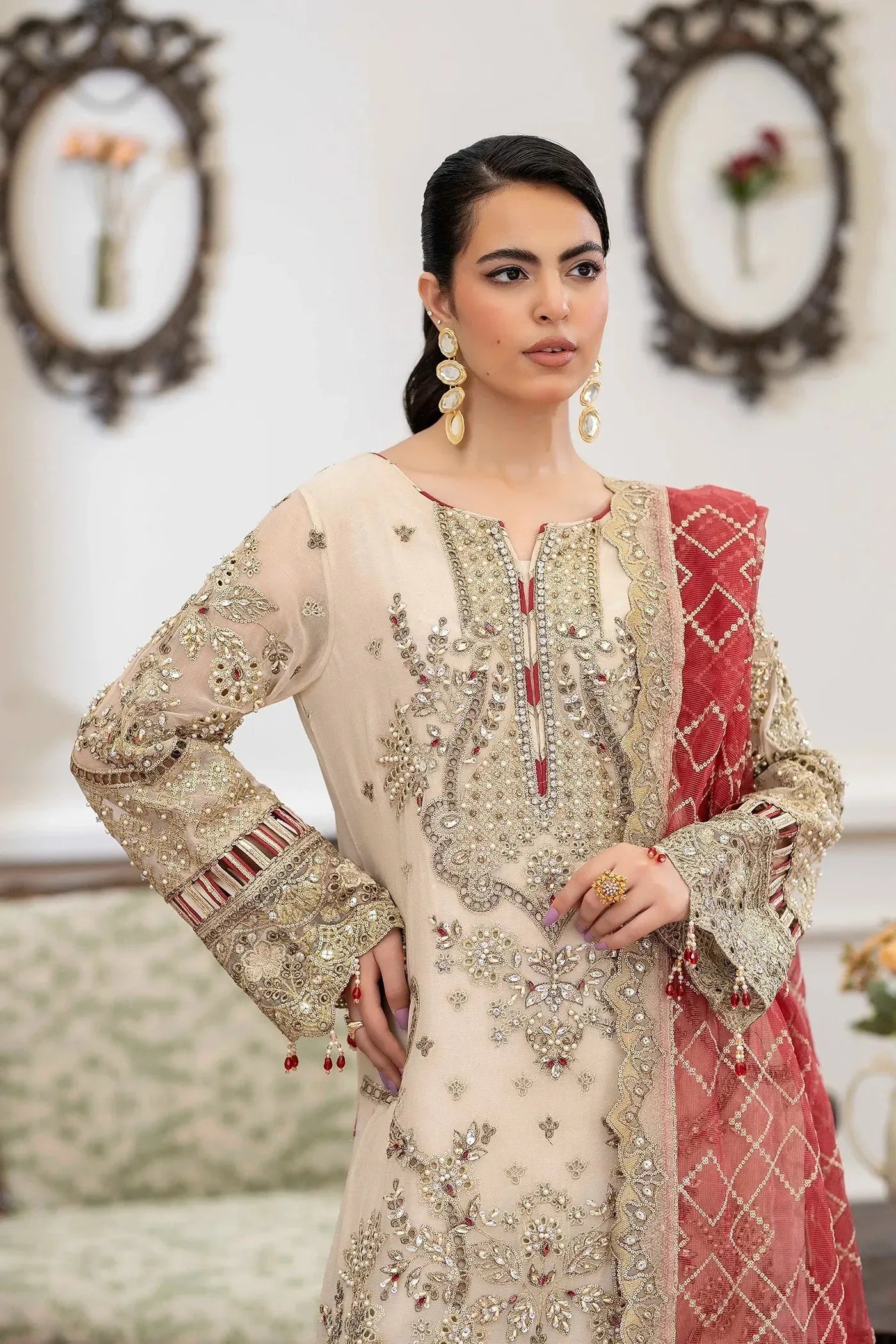 Adans Libas | Saleeqa Chiffon 25 | SALEEQA 7511 - Rang-e-Khaas