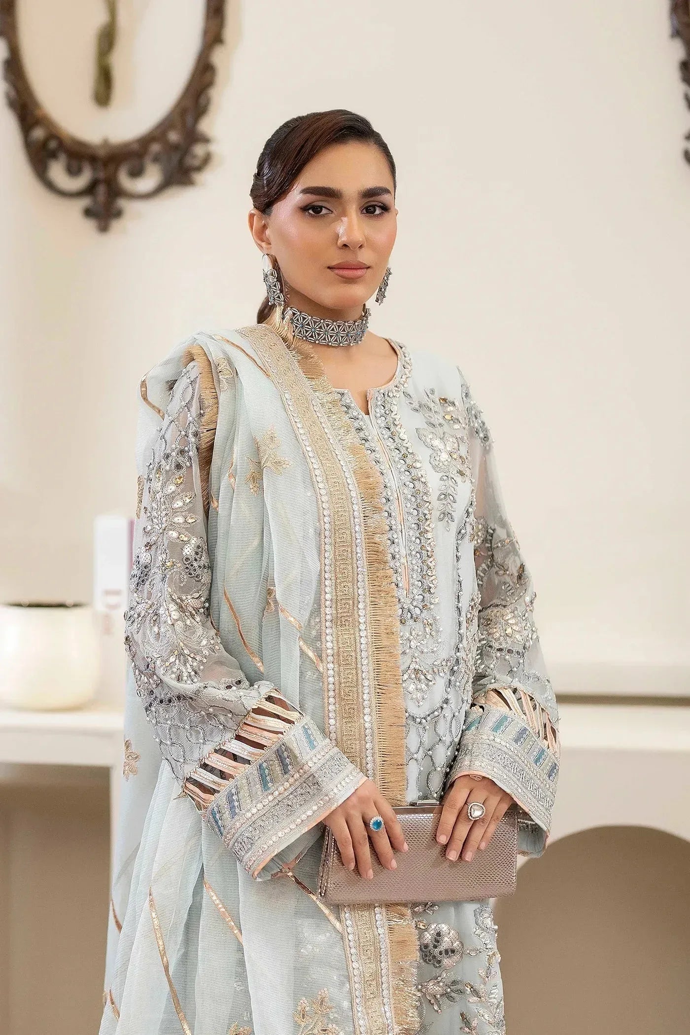 Adans Libas | Saleeqa Chiffon 25 |SALEEQA 7519 - Rang-e-Khaas