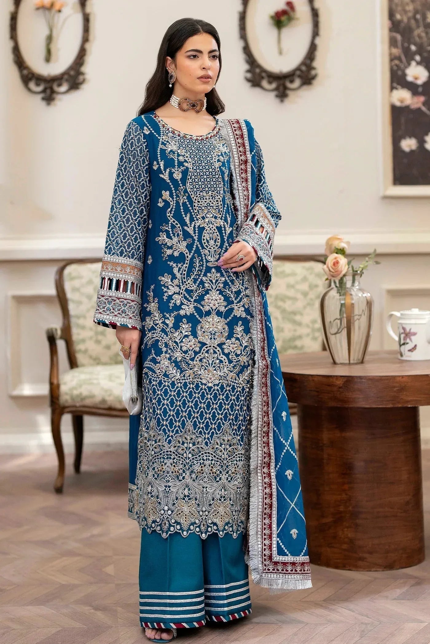 Adans Libas | Saleeqa Chiffon 25 |SALEEQA 7515 - Rang-e-Khaas