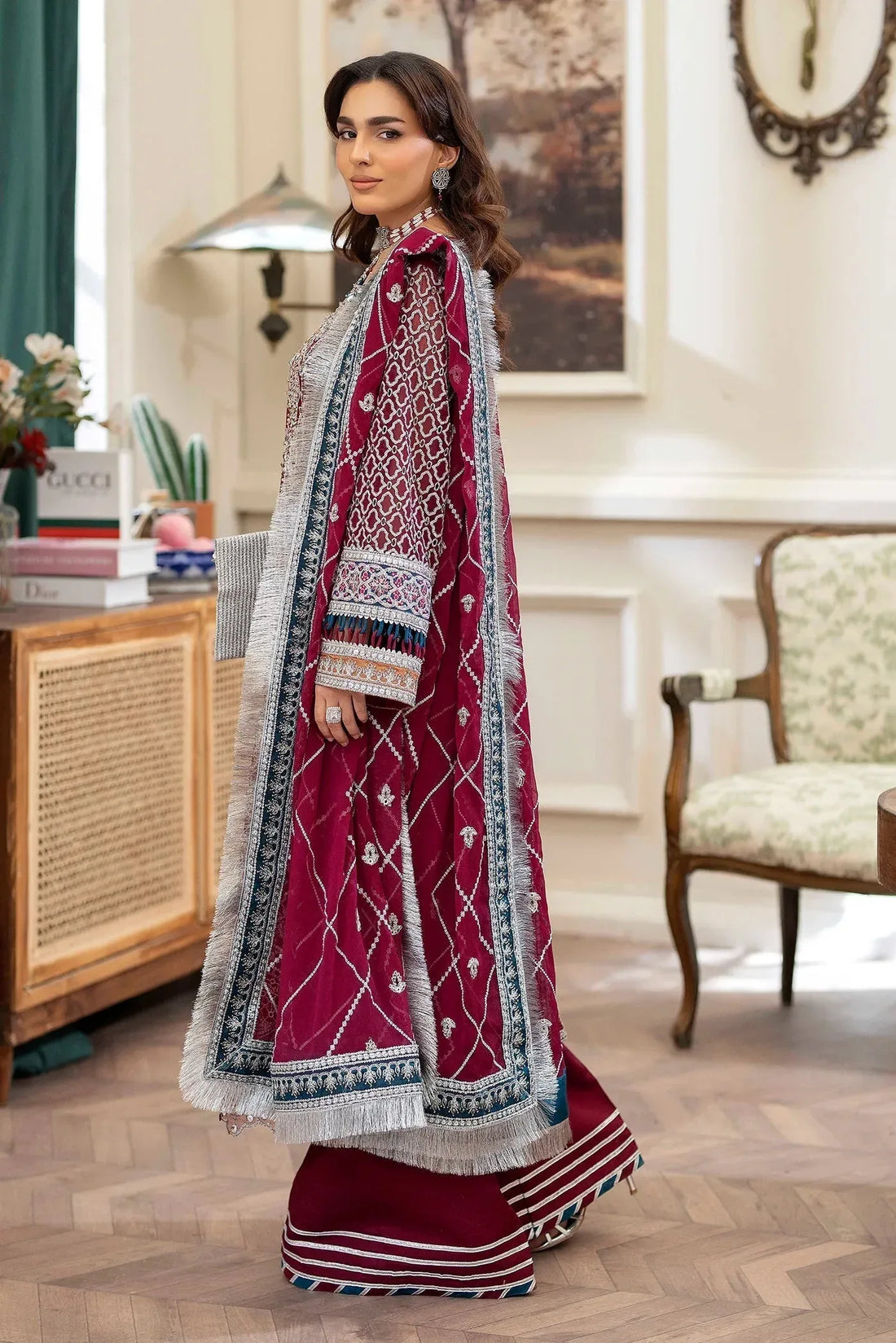 Adans Libas | Saleeqa Chiffon 25 | SALEEQA 7513 - Rang-e-Khaas