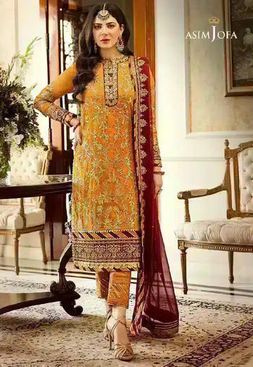 Asim Jofa | Zari Sitara Collection 2023 | AJZS-30 - Rang-e-Khaas