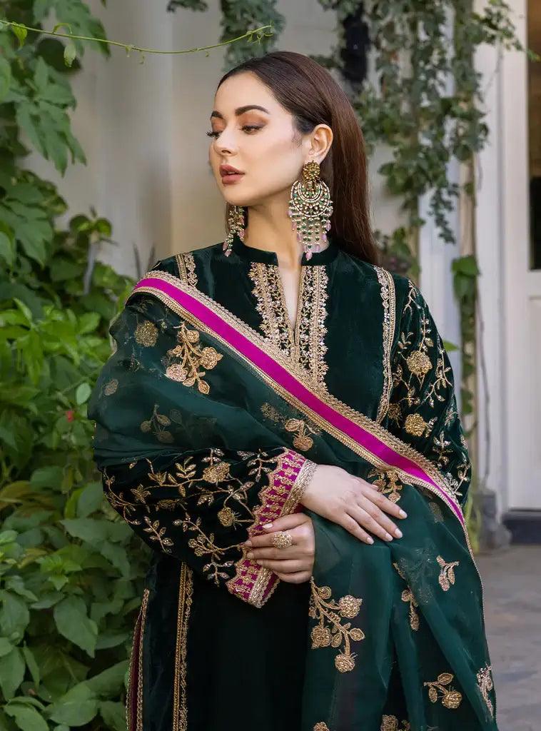 Zainab Chottani | Stitched Velvet 2022 | Pareeshay - Rang-e-Khaas