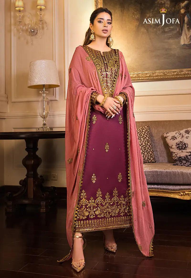 Asim Jofa | Maahru and Noori Collection23 | AJSM-15 - Rang-e-Khaas