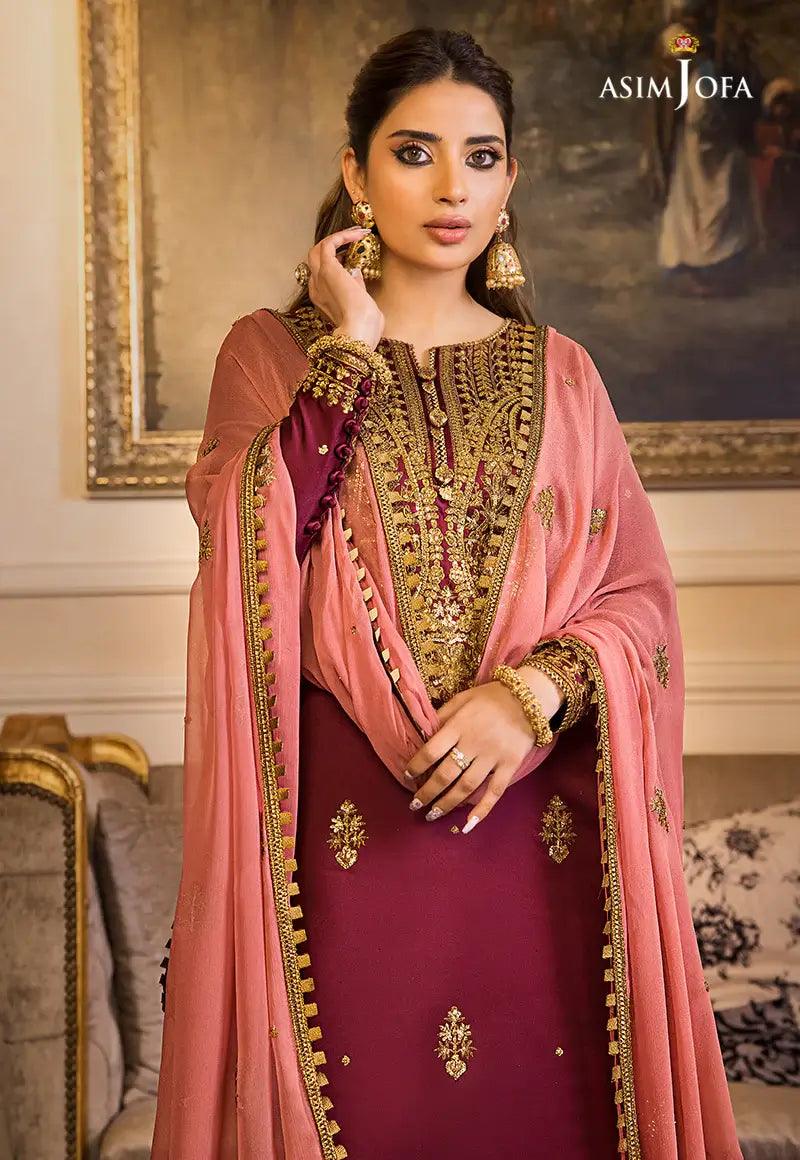 Asim Jofa | Maahru and Noori Collection23 | AJSM-15 - Rang-e-Khaas