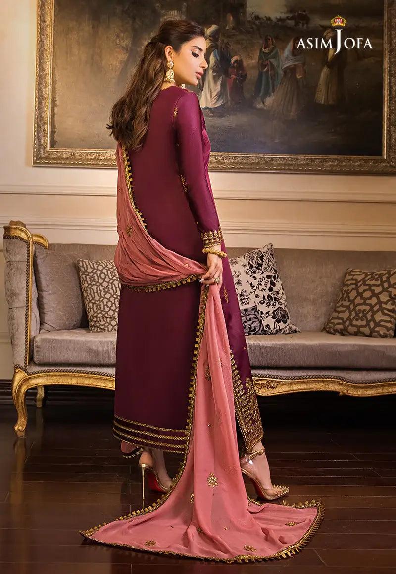 Asim Jofa | Maahru and Noori Collection23 | AJSM-15 - Rang-e-Khaas