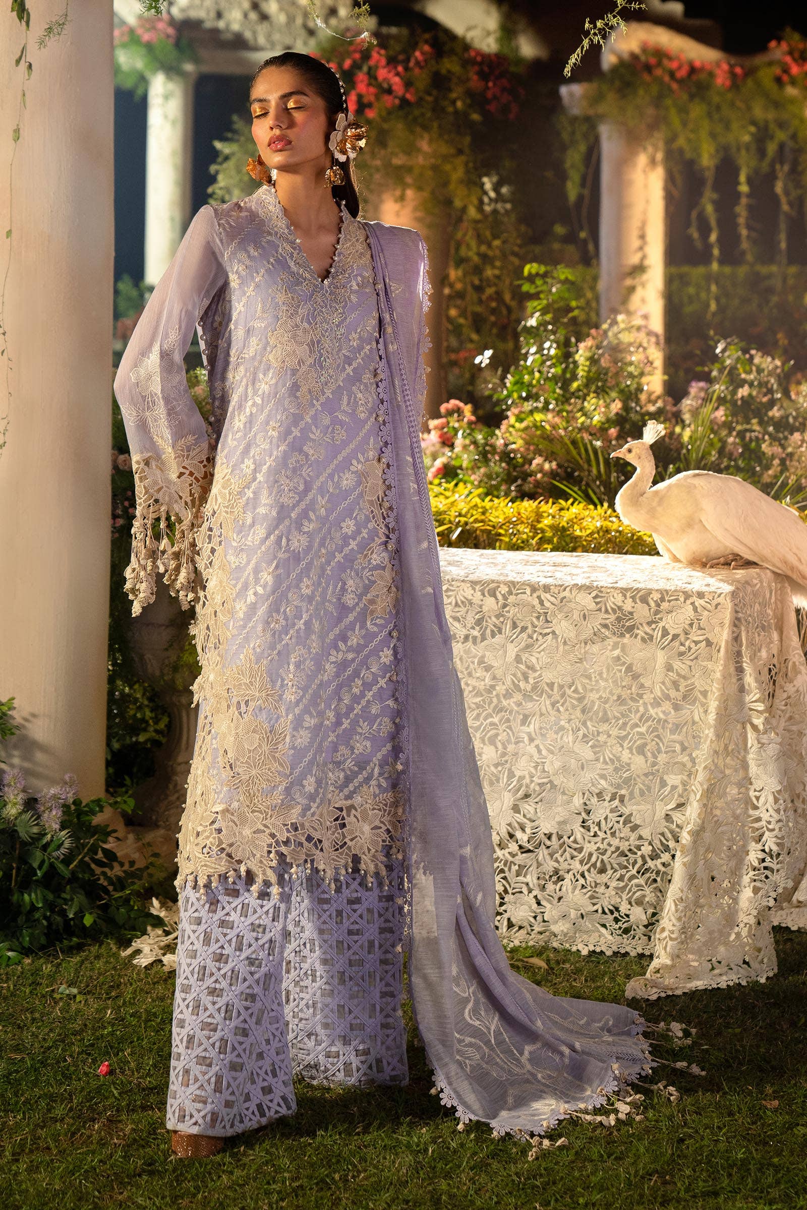 Sana Safinaz | Luxury Collection 24 | L241-010B-3CV - Rang-e-Khaas