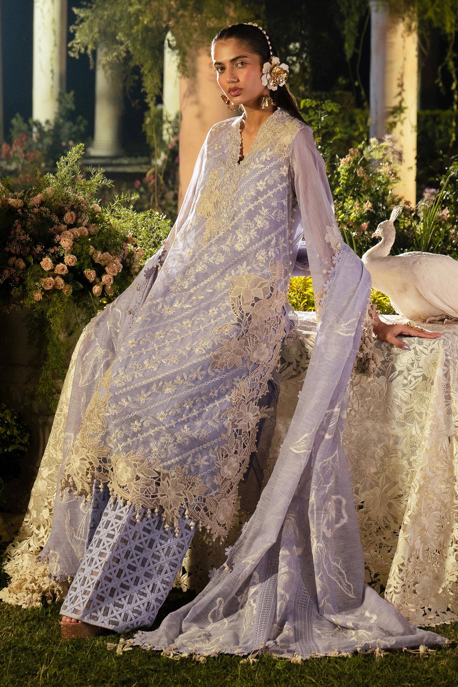 Sana Safinaz | Luxury Collection 24 | L241-010B-3CV - Rang-e-Khaas