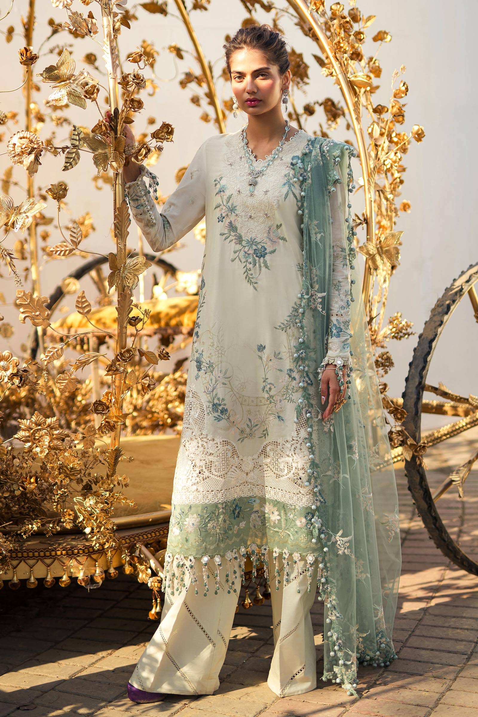 Sana Safinaz | Luxury Collection 24 | L241-003A-3CT - Rang-e-Khaas