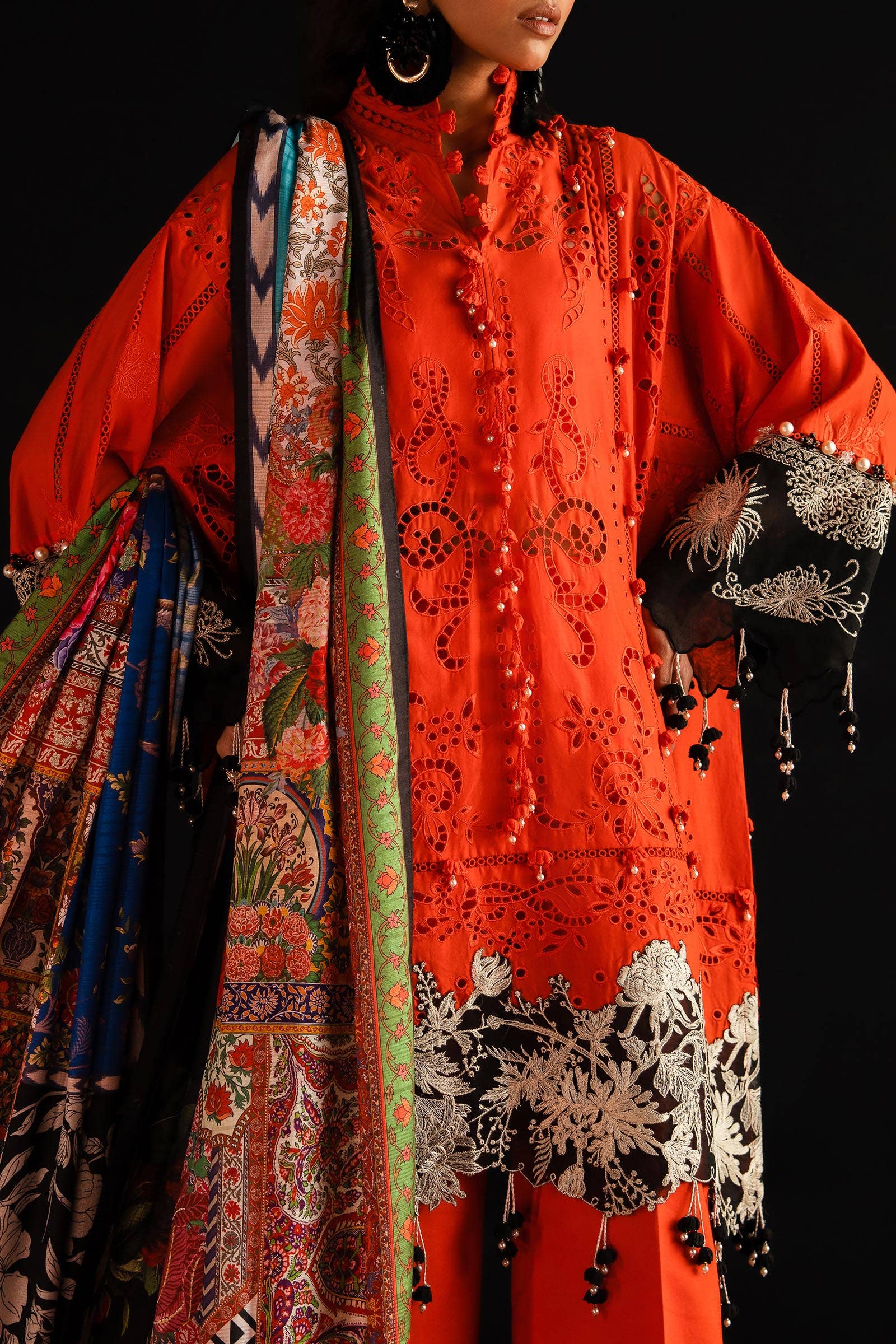 Sana Safinaz | Luxury Collection 24 | L241-001A-3CL - Rang-e-Khaas