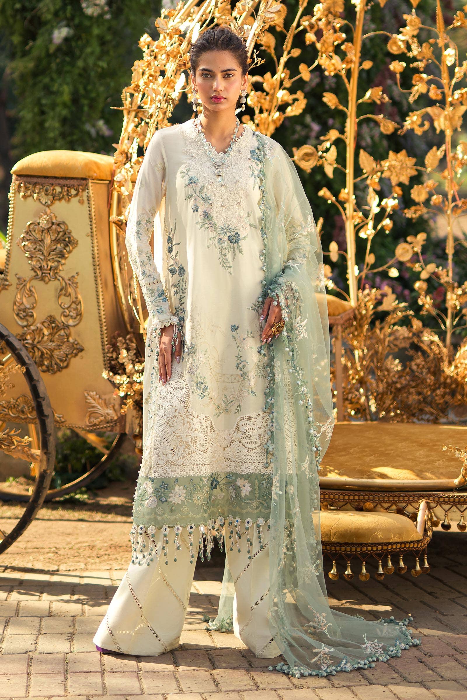 Sana Safinaz | Luxury Collection 24 | L241-003A-3CT - Rang-e-Khaas