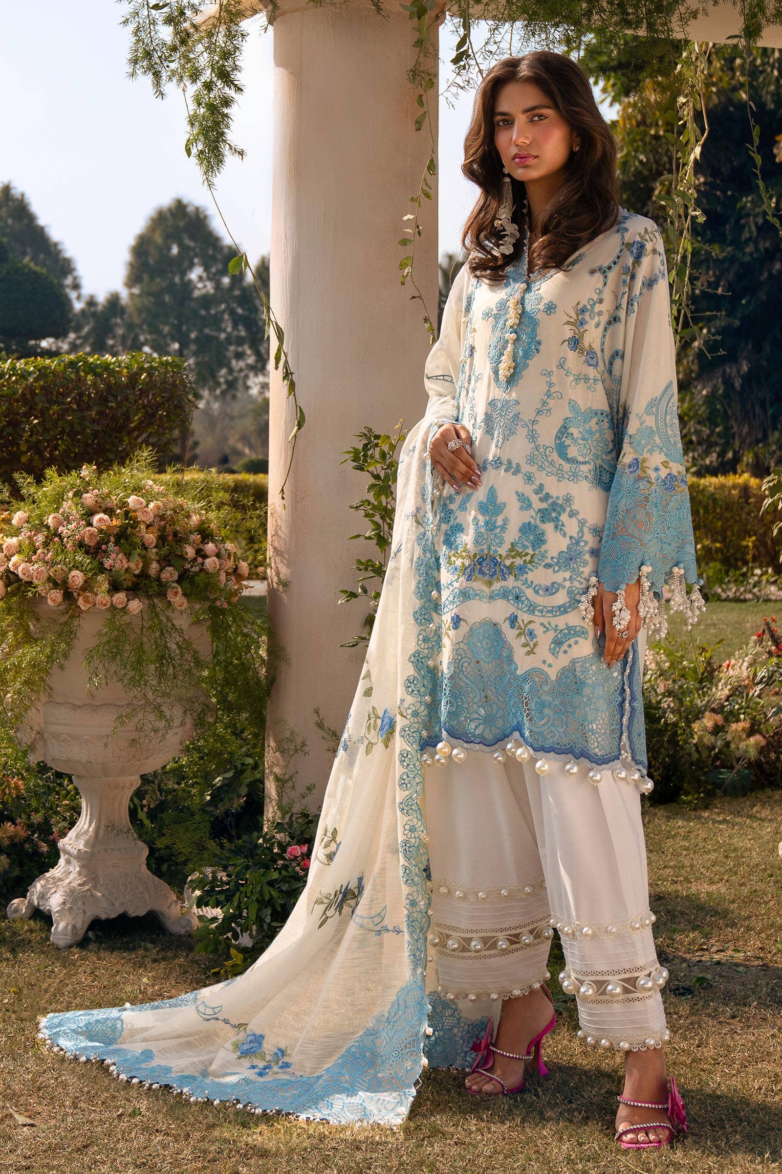 Sana Safinaz | Luxury Collection 24 | L241-004A-3CV - Rang-e-Khaas