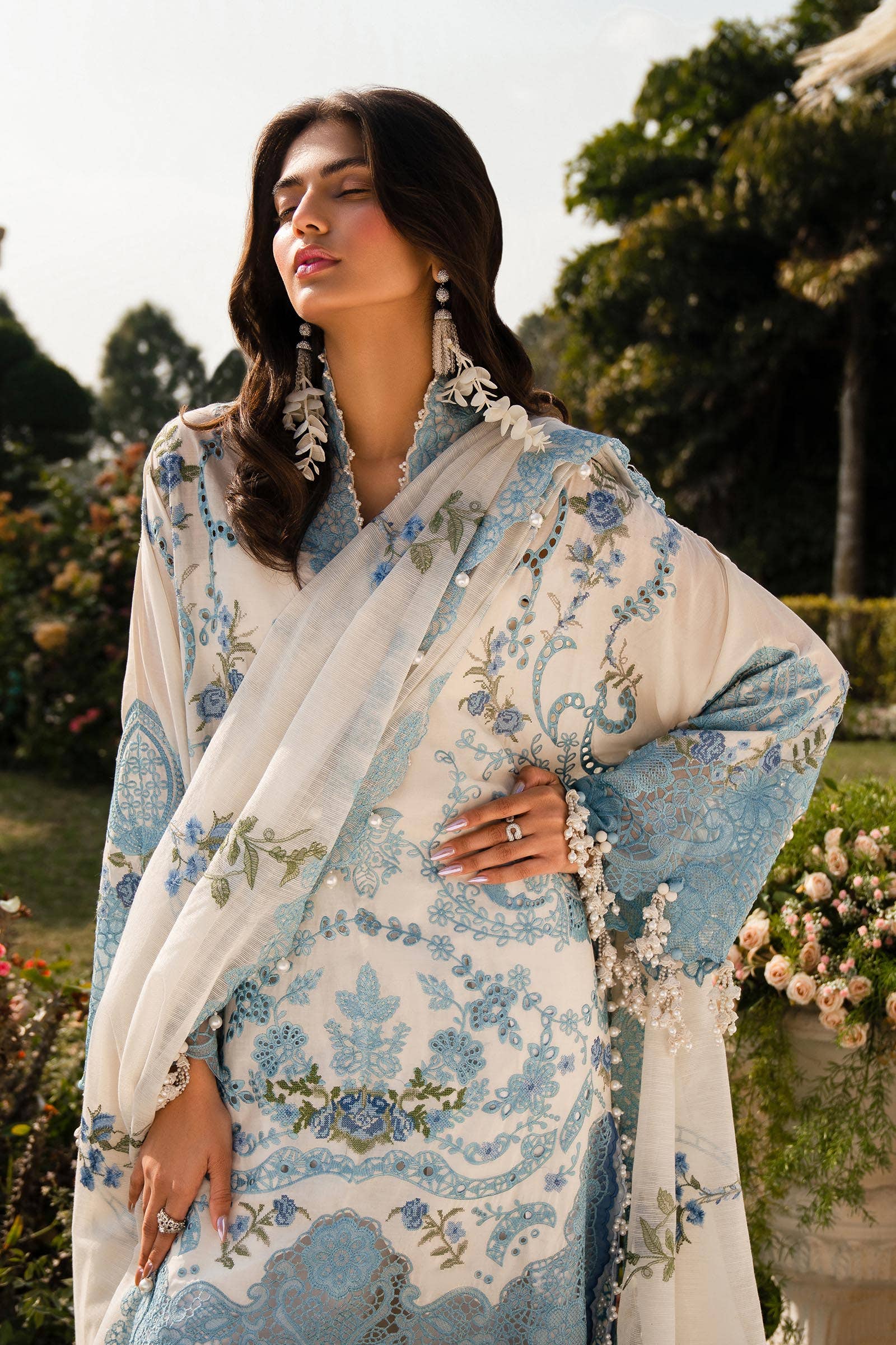 Sana Safinaz | Luxury Collection 24 | L241-004A-3CV - Rang-e-Khaas