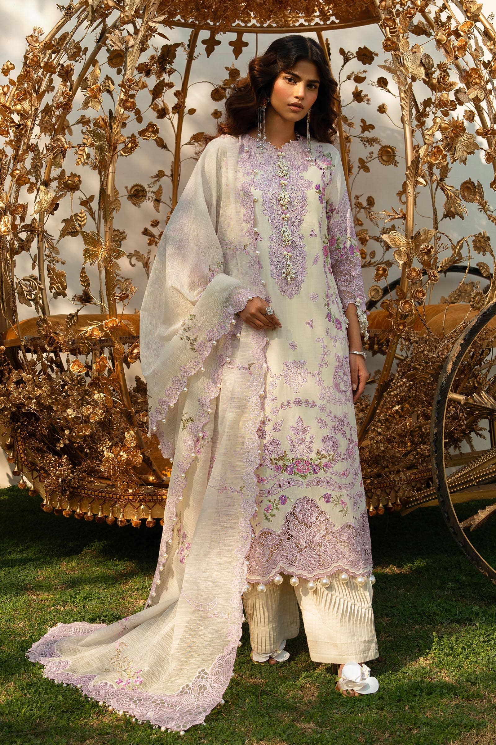 Sana Safinaz | Luxury Collection 24 | L241-004B-3CV - Rang-e-Khaas