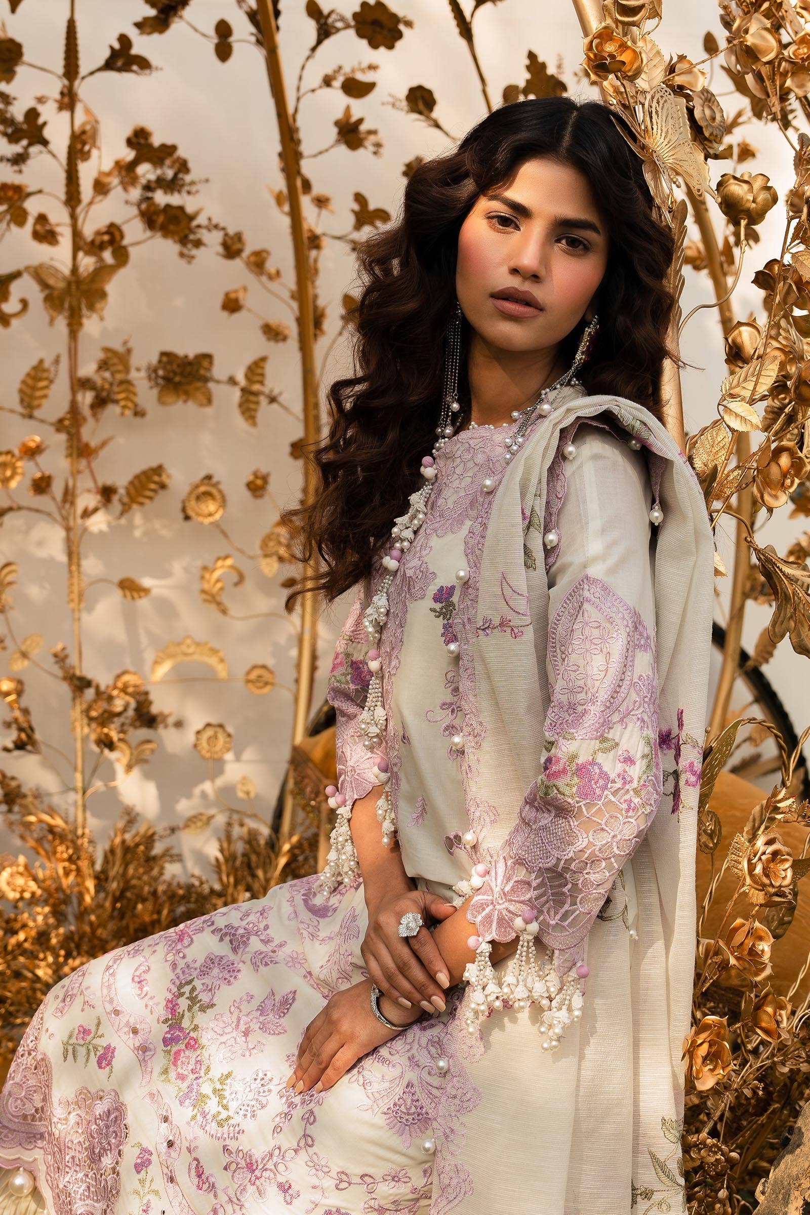 Sana Safinaz | Luxury Collection 24 | L241-004B-3CV - Rang-e-Khaas