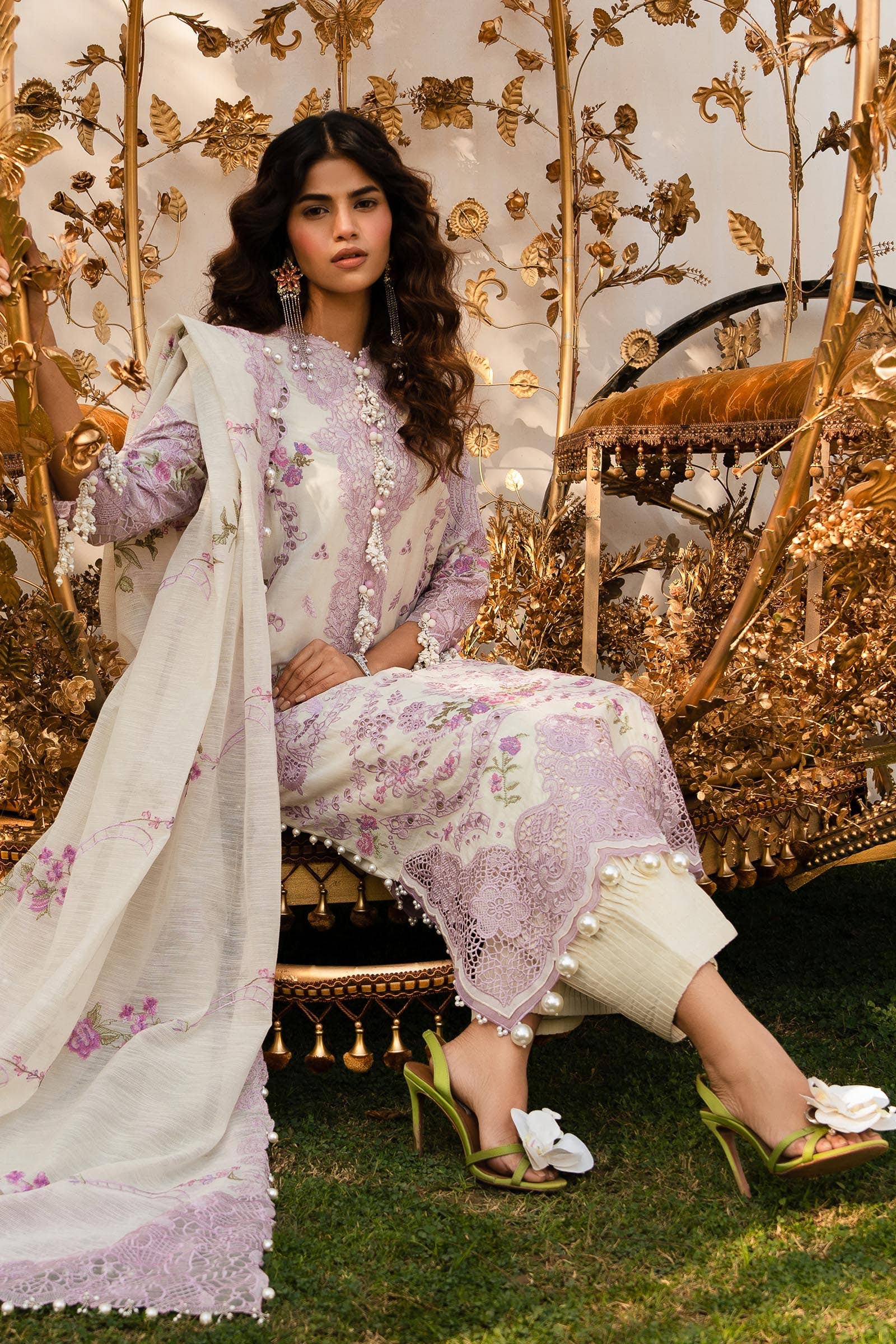 Sana Safinaz | Luxury Collection 24 | L241-004B-3CV - Rang-e-Khaas