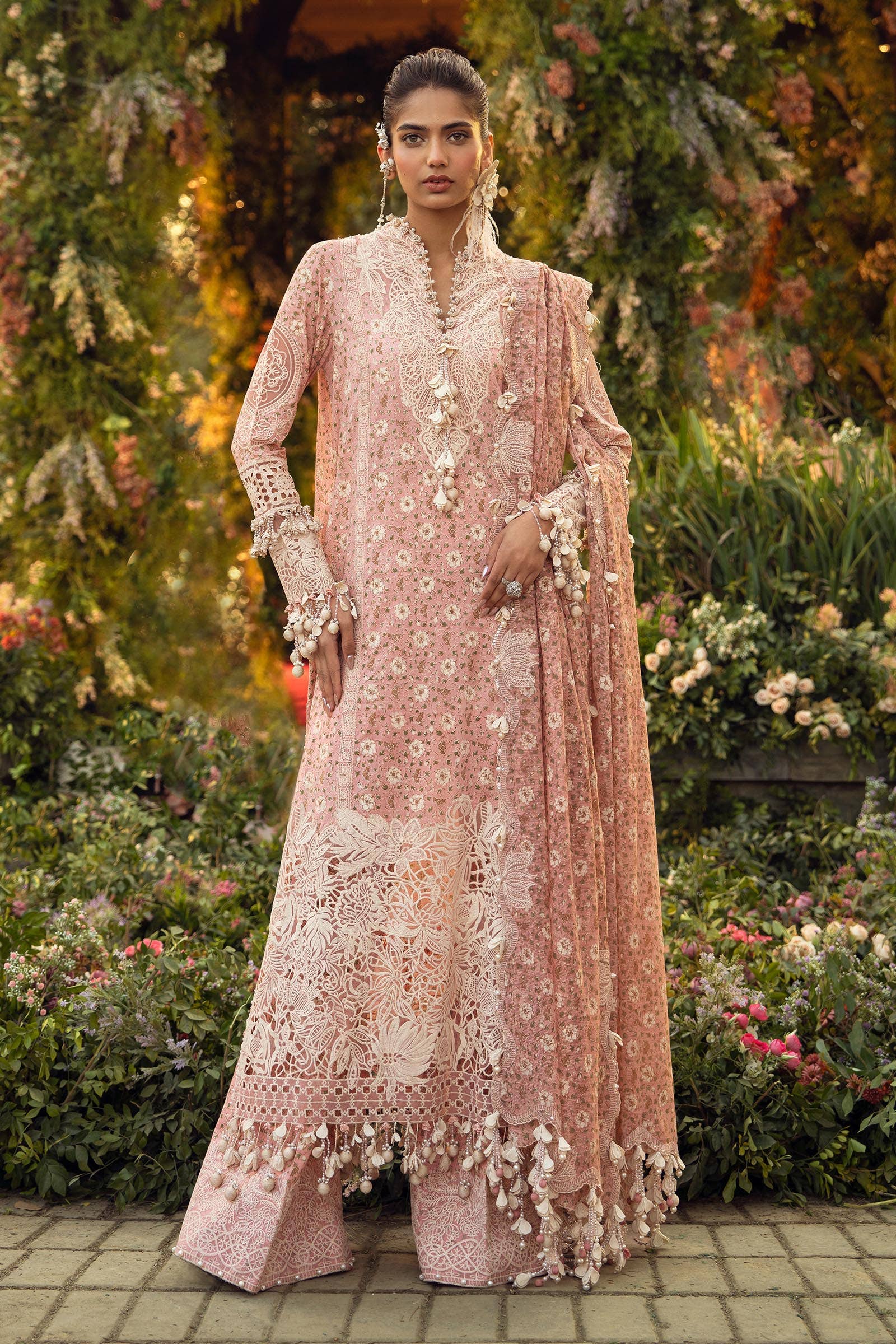 Sana Safinaz | Luxury Collection 24 | L241-005A-3CU - Rang-e-Khaas