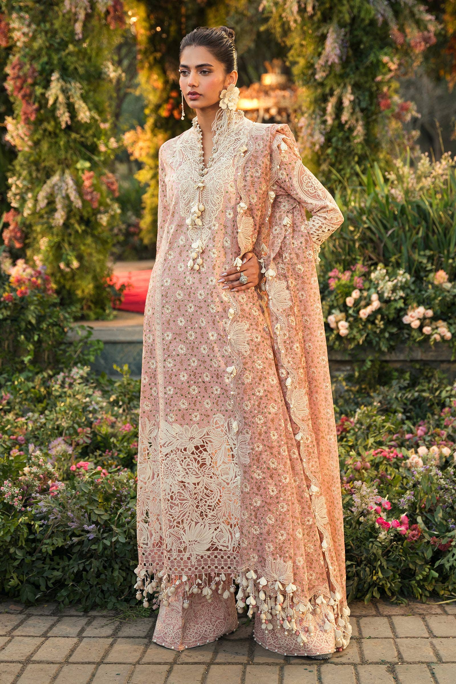 Sana Safinaz | Luxury Collection 24 | L241-005A-3CU - Rang-e-Khaas