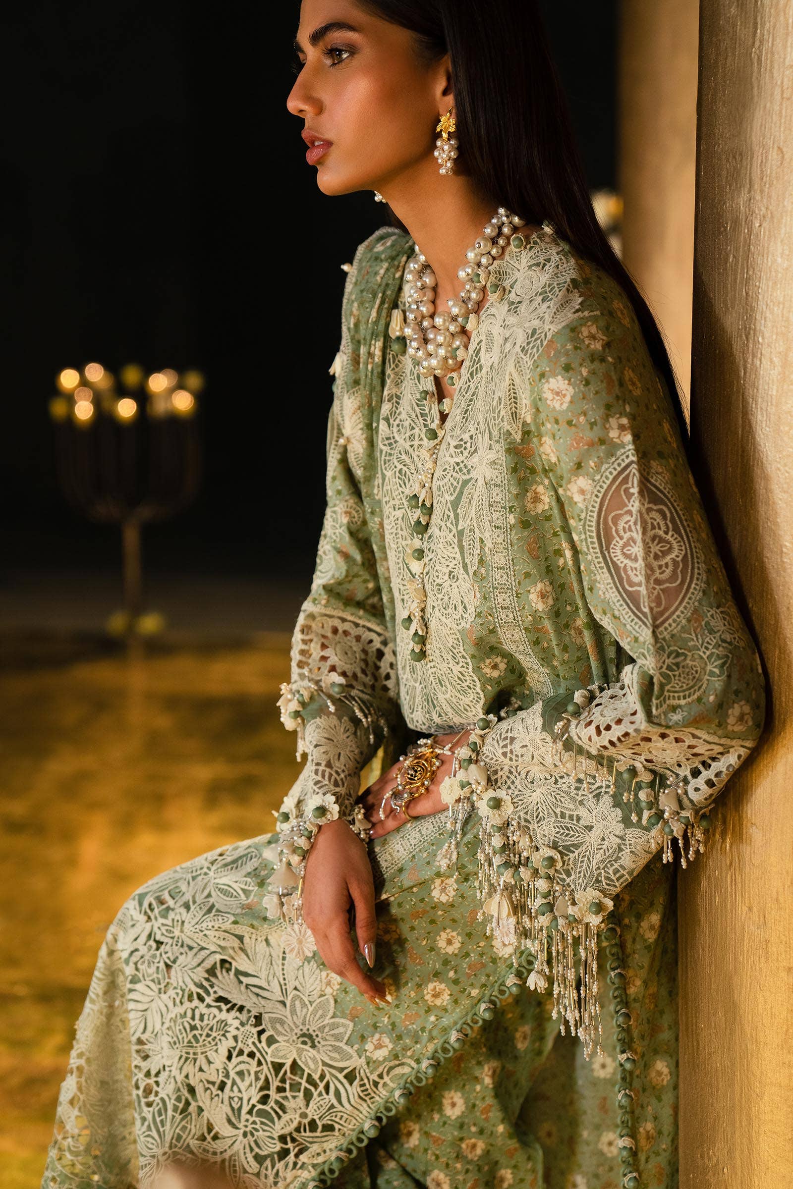 Sana Safinaz | Luxury Collection 24 | L241-005B-3CU - Rang-e-Khaas