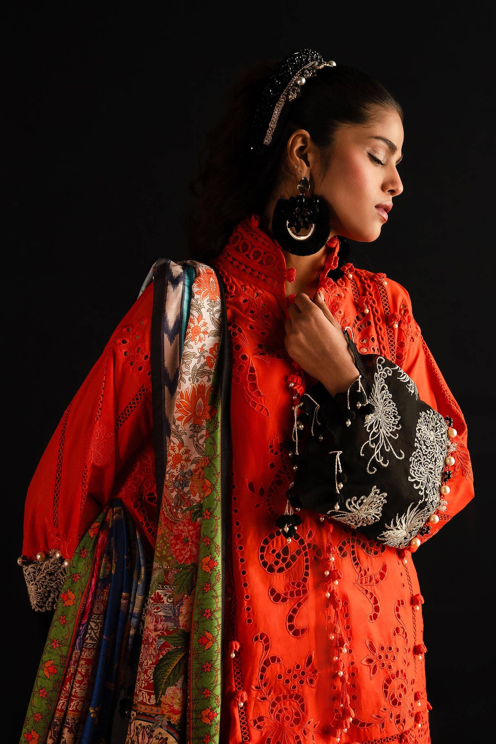 Sana Safinaz | Luxury Collection 24 | L241-001A-3CL - Rang-e-Khaas