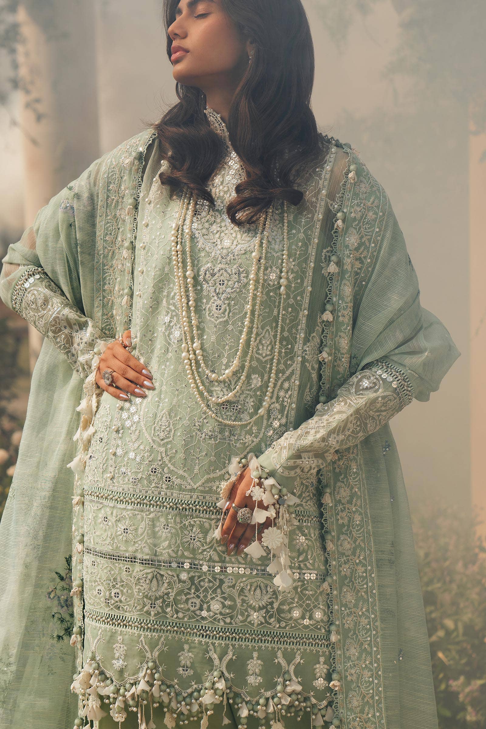 Sana Safinaz | Luxury Collection 24 | L241-006B-3CV - Rang-e-Khaas